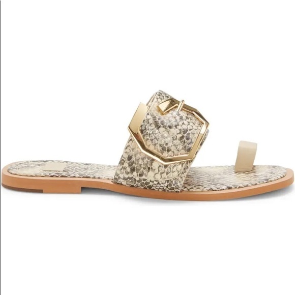 NEW Louise Et Cie Altan Snake Toe-Loop Sandal 9.5 - Picture 5 of 8